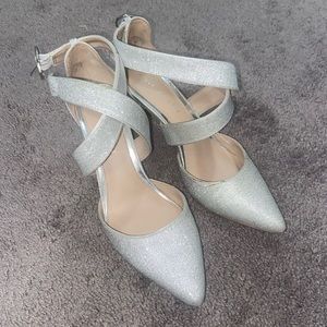 Kelly & Katie Silver Heels